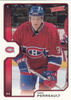 #112 Yanic Perreault - Montreal Canadiens - 2002-03 Upper Deck Victory Hockey