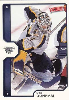 #119 Mike Dunham - Nashville Predators - 2002-03 Upper Deck Victory Hockey