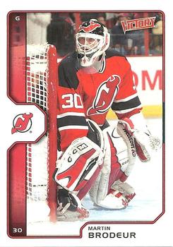 #127 Martin Brodeur - New Jersey Devils - 2002-03 Upper Deck Victory Hockey