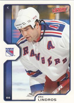 #140 Eric Lindros - New York Rangers - 2002-03 Upper Deck Victory Hockey