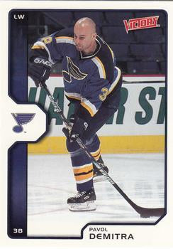 #184 Pavol Demitra - St. Louis Blues - 2002-03 Upper Deck Victory Hockey