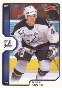 #191 Sheldon Keefe - Tampa Bay Lightning - 2002-03 Upper Deck Victory Hockey