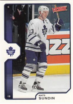 #200 Mats Sundin - Toronto Maple Leafs - 2002-03 Upper Deck Victory Hockey