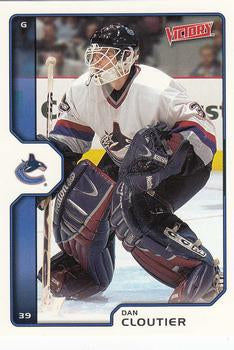 #208 Dan Cloutier - Vancouver Canucks - 2002-03 Upper Deck Victory Hockey
