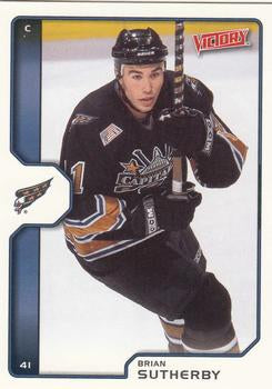 #217 Brian Sutherby - Washington Capitals - 2002-03 Upper Deck Victory Hockey