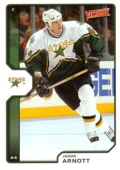 #65 Jason Arnott - Dallas Stars - 2002-03 Upper Deck Victory Hockey