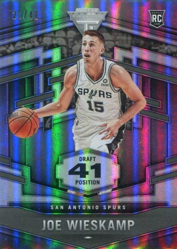 #567 Joe Wieskamp - San Antonio Spurs - 2021-22 Panini Chronicles Basketball