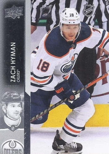 #567 Zach Hyman - Edmonton Oilers - 2021-22 Upper Deck Hockey