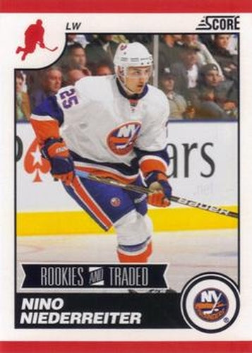 #568 Nino Niederreiter - New York Islanders - 2010-11 Score Hockey
