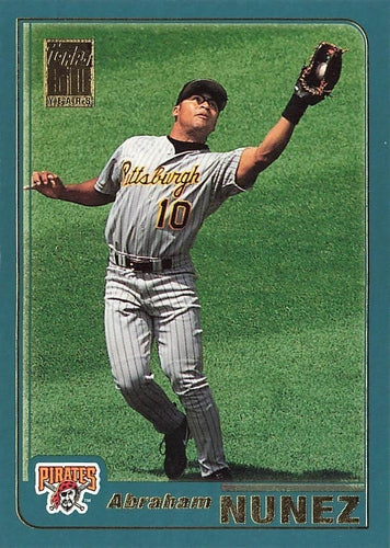 #568 Abraham Nunez - Pittsburgh Pirates - 2001 Topps Baseball