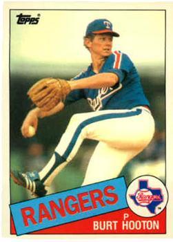 #56T Burt Hooton - Texas Rangers - 1985 Topps Traded Baseball