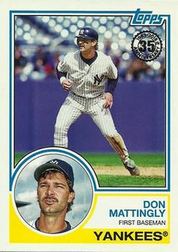 #83-56 Don Mattingly - New York Yankees - 2018 Topps - 1983 Topps Baseball 35th Anniversary Baseball