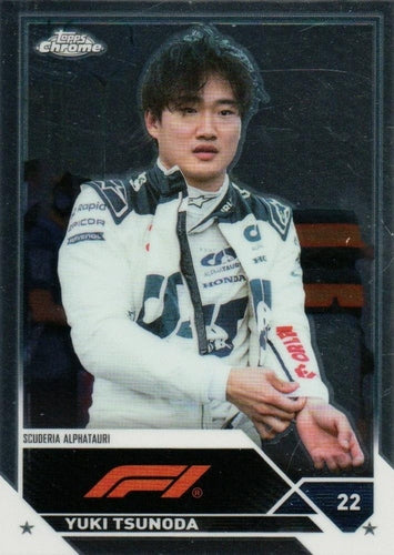 #56 Yuki Tsunoda - Scuderia AlphaTauri - 2023 Topps Chrome Formula 1 Racing