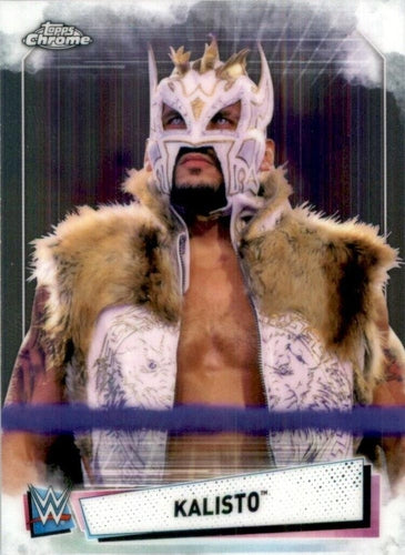 #56 Kalisto - 2021 Topps WWE Chrome Wrestling