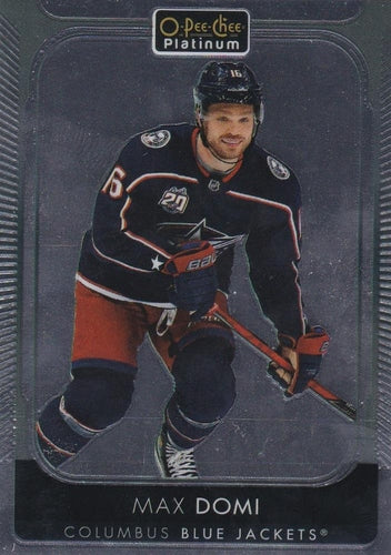 #56 Max Domi - Columbus Blue Jackets - 2021-22 O-Pee-Chee Platinum Hockey