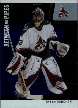 #56 Brian Boucher - Phoenix Coyotes - 2002-03 Be a Player Between the Pipes Hockey
