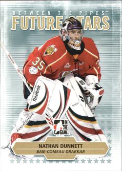 #56 Nathan Dunnett - Baie-Comeau Drakkar - 2009-10 In The Game Between The Pipes Hockey