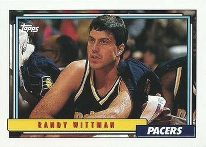 #56 Randy Wittman - Indiana Pacers - 1992-93 Topps Basketball