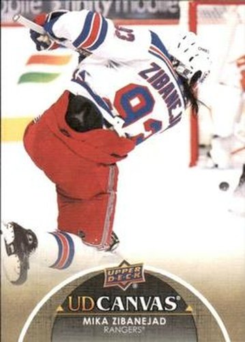 #C56 Mika Zibanejad - New York Rangers - 2021-22 Upper Deck - UD Canvas Hockey