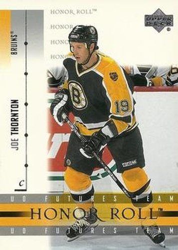 #56 Joe Thornton - Boston Bruins - 2001-02 Upper Deck Honor Roll Hockey