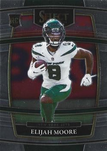 #56 Elijah Moore - New York Jets - 2021 Panini Select Football