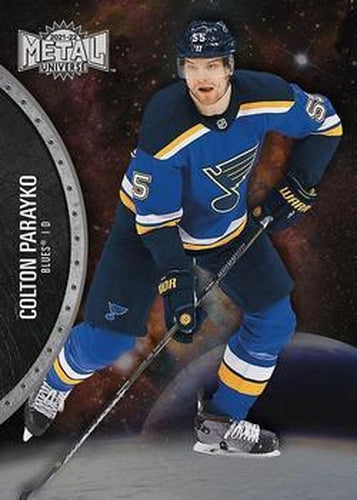 #56 Colton Parayko - St. Louis Blues - 2021-22 Skybox Metal Universe Hockey