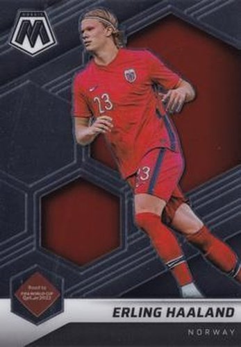 #56 Erling Haaland - Norway - 2021-22 Panini Mosaic Road to FIFA World Cup Soccer