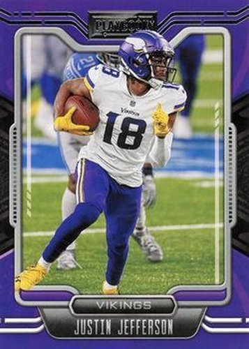 #56 Justin Jefferson - Minnesota Vikings - 2021 Panini Playbook Football