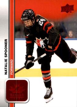 #56 Natalie Spooner - Canada - 2023 Upper Deck Team Canada Juniors - Red Foil Hockey