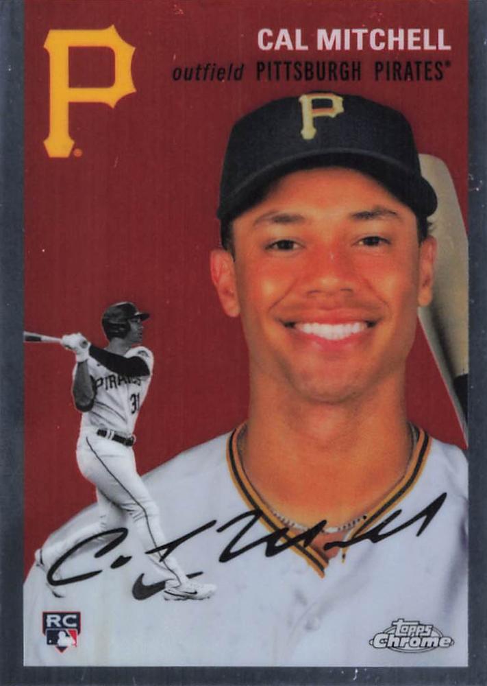 #56 Cal Mitchell - Pittsburgh Pirates - 2023 Topps Chrome Platinum Anniversary Baseball