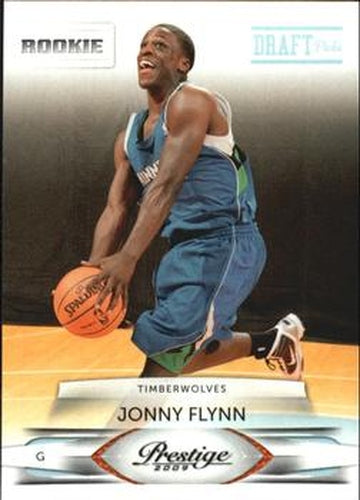 #206 Jonny Flynn - Minnesota Timberwolves - 2009-10 Panini Prestige - Draft Picks Light Blue Basketball