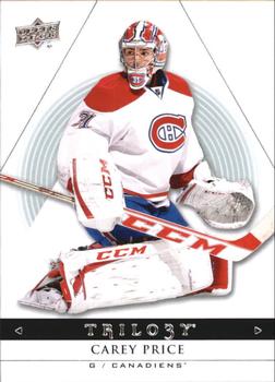 #56 Carey Price - Montreal Canadiens - 2013-14 Upper Deck Trilogy Hockey