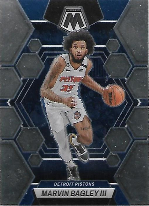 #56 Marvin Bagley III - Detroit Pistons - 2022-23 Panini Mosaic Basketball