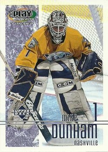 #56 Mike Dunham - Nashville Predators - 2001-02 Upper Deck Playmakers Hockey