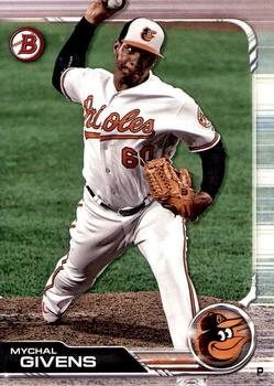 #56 Mychal Givens - Baltimore Orioles - 2019 Bowman Baseball