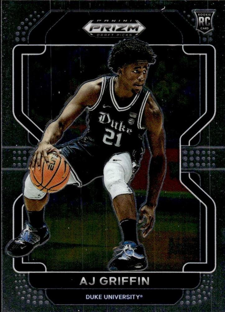 #56 AJ Griffin - Duke Blue Devils - 2022 Panini Prizm Draft Picks Basketball