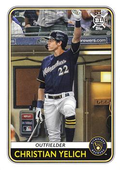 #57 Christian Yelich - Milwaukee Brewers - 2020 Topps Big League Baseball