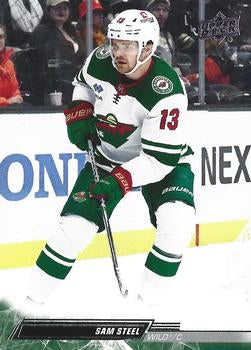 #570 Sam Steel - Minnesota Wild - 2022-23 Upper Deck Hockey