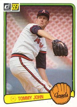 #570 Tommy John - California Angels - 1983 Donruss Baseball