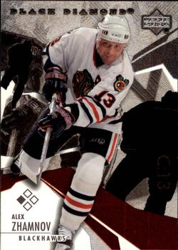 #9 Alexei Zhamnov - Chicago Blackhawks - 2003-04 Upper Deck Black Diamond Hockey