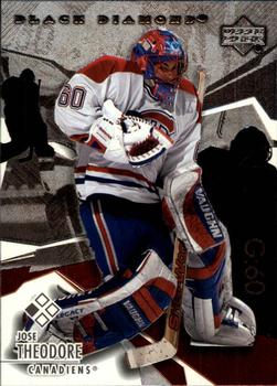 #33 Jose Theodore - Montreal Canadiens - 2003-04 Upper Deck Black Diamond Hockey