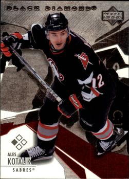 #42 Ales Kotalik - Buffalo Sabres - 2003-04 Upper Deck Black Diamond Hockey