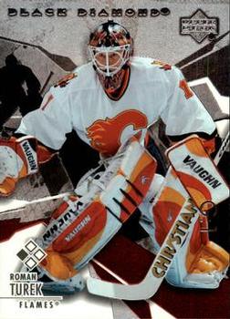 #58 Roman Turek - Calgary Flames - 2003-04 Upper Deck Black Diamond Hockey