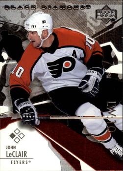 #68 John LeClair - Philadelphia Flyers - 2003-04 Upper Deck Black Diamond Hockey