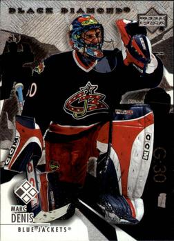 #73 Marc Denis - Columbus Blue Jackets - 2003-04 Upper Deck Black Diamond Hockey