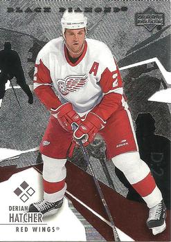 #87 Derian Hatcher - Detroit Red Wings - 2003-04 Upper Deck Black Diamond Hockey