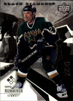 #94 Teppo Numminen - Dallas Stars - 2003-04 Upper Deck Black Diamond Hockey