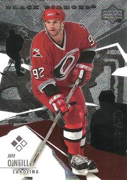 #96 Jeff O'Neill - Carolina Hurricanes - 2003-04 Upper Deck Black Diamond Hockey