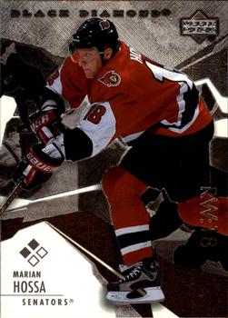 #106 Marian Hossa - Ottawa Senators - 2003-04 Upper Deck Black Diamond Hockey