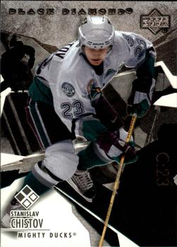 #109 Stanislav Chistov - Anaheim Mighty Ducks - 2003-04 Upper Deck Black Diamond Hockey